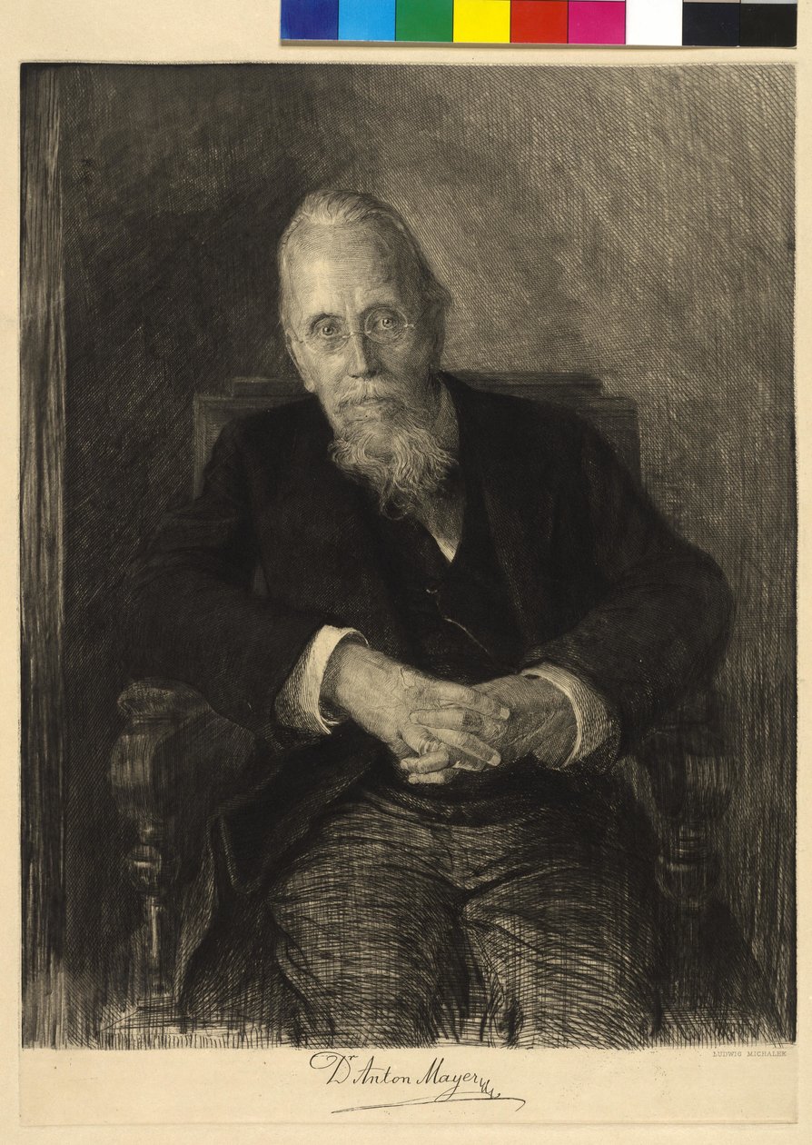 Anton Mayer alkotó: Ludwig Michalek