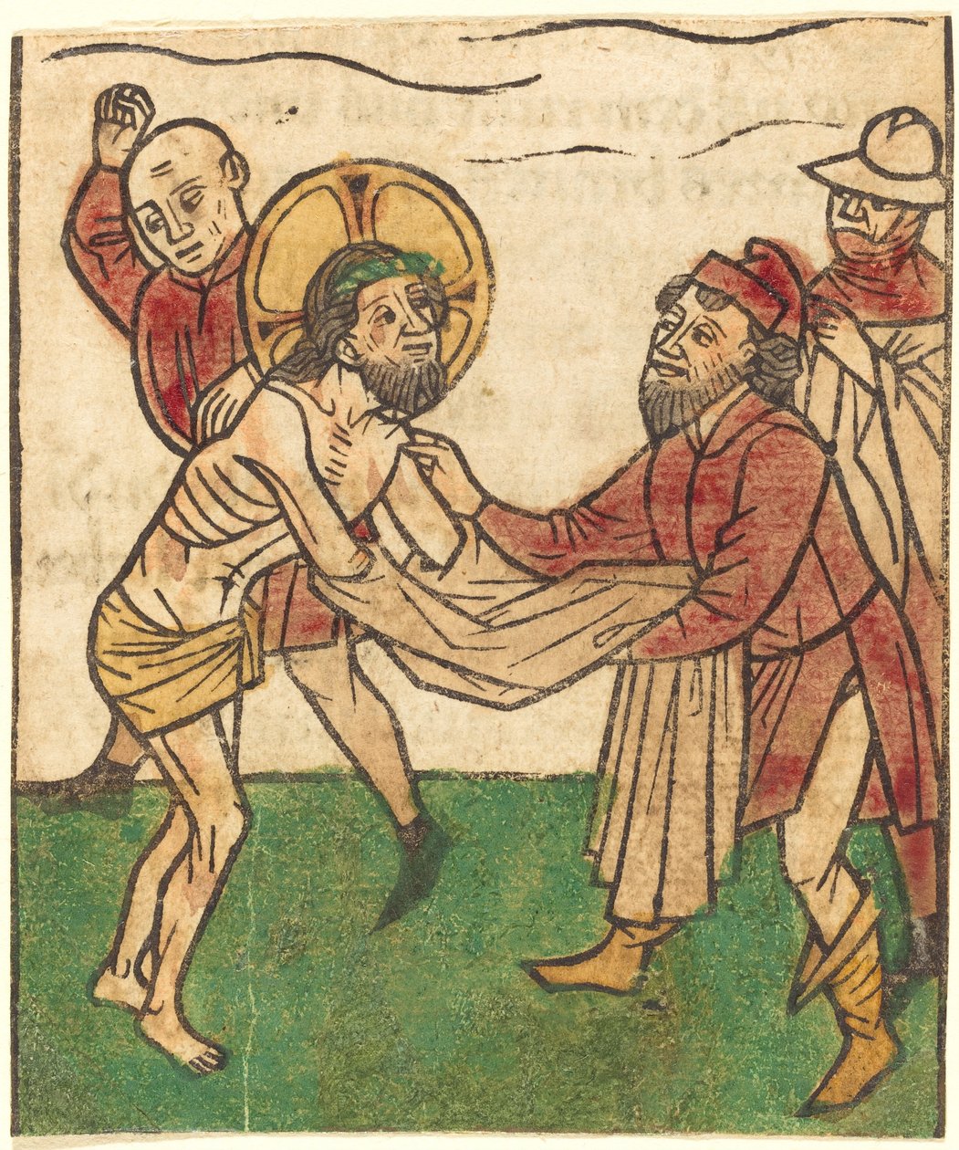 Krisztus megfosztva a ruhájától. alkotó: Ludwig of Ulm
