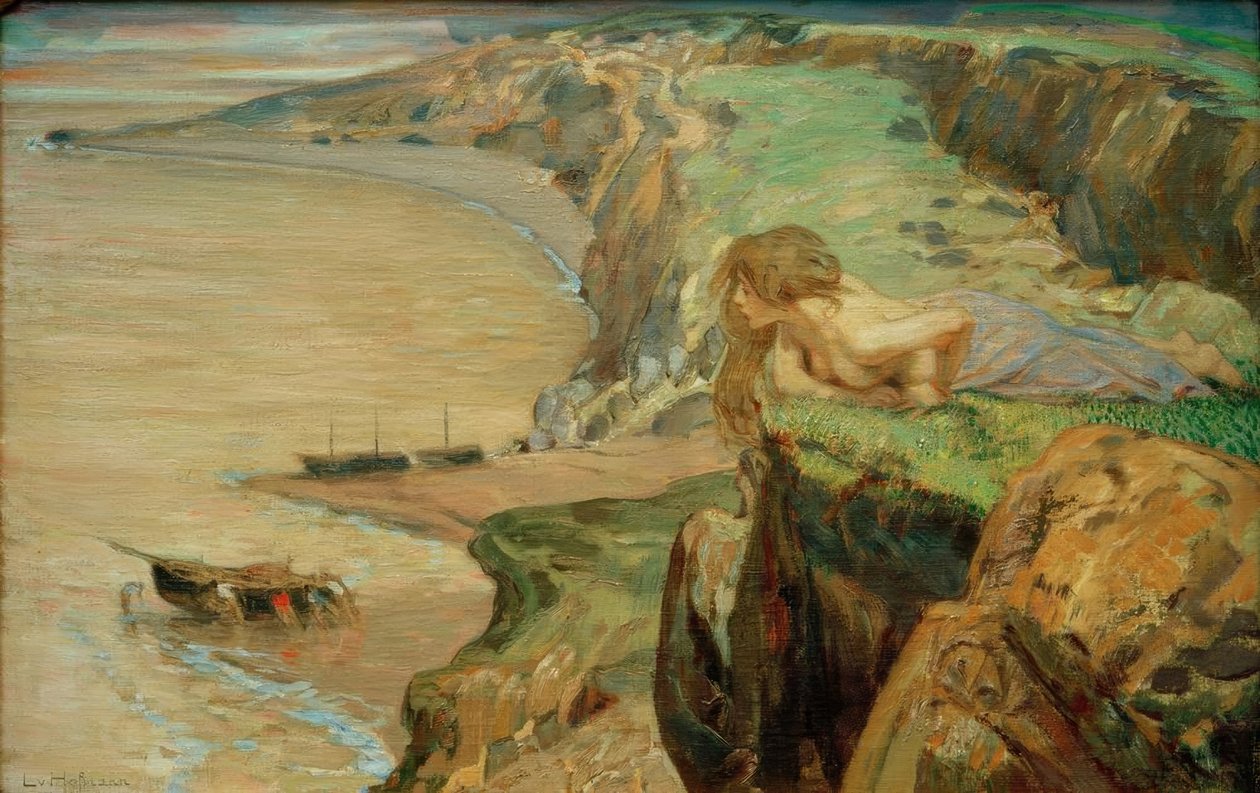 Déli sziklás part alkotó: Ludwig von Hofmann