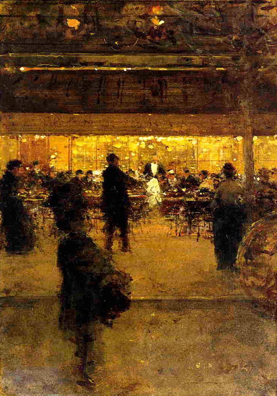 Éjszakai kávézó alkotó: Luigi Loir