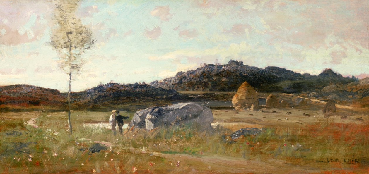 Nyári táj alkotó: Luigi Loir