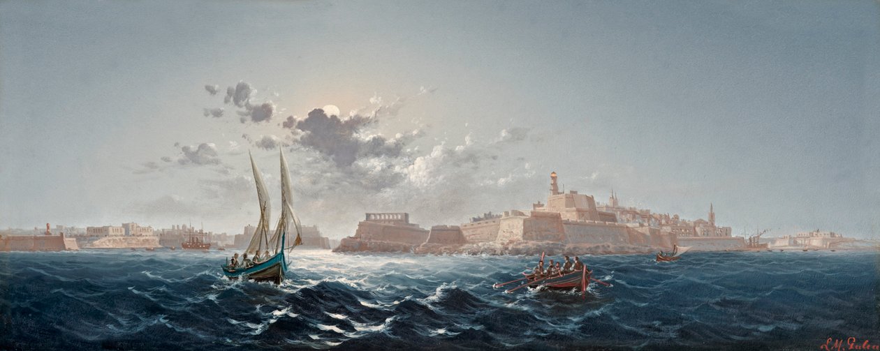 St. Elmo, Valletta, Málta – Holdfény alkotó: Luigi Maria Galea