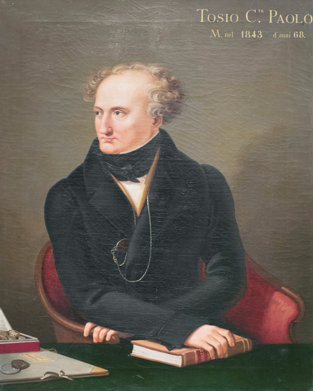 Paolo Tosio gróf portréja alkotó: Luigi Basiletti