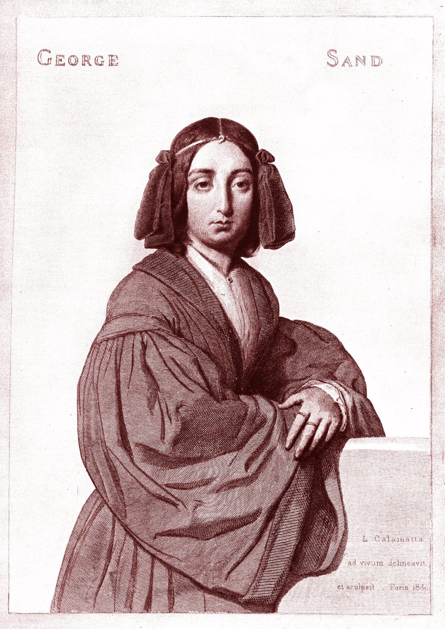 George SAND (1804-1876) alkotó: Luigi Calamatta