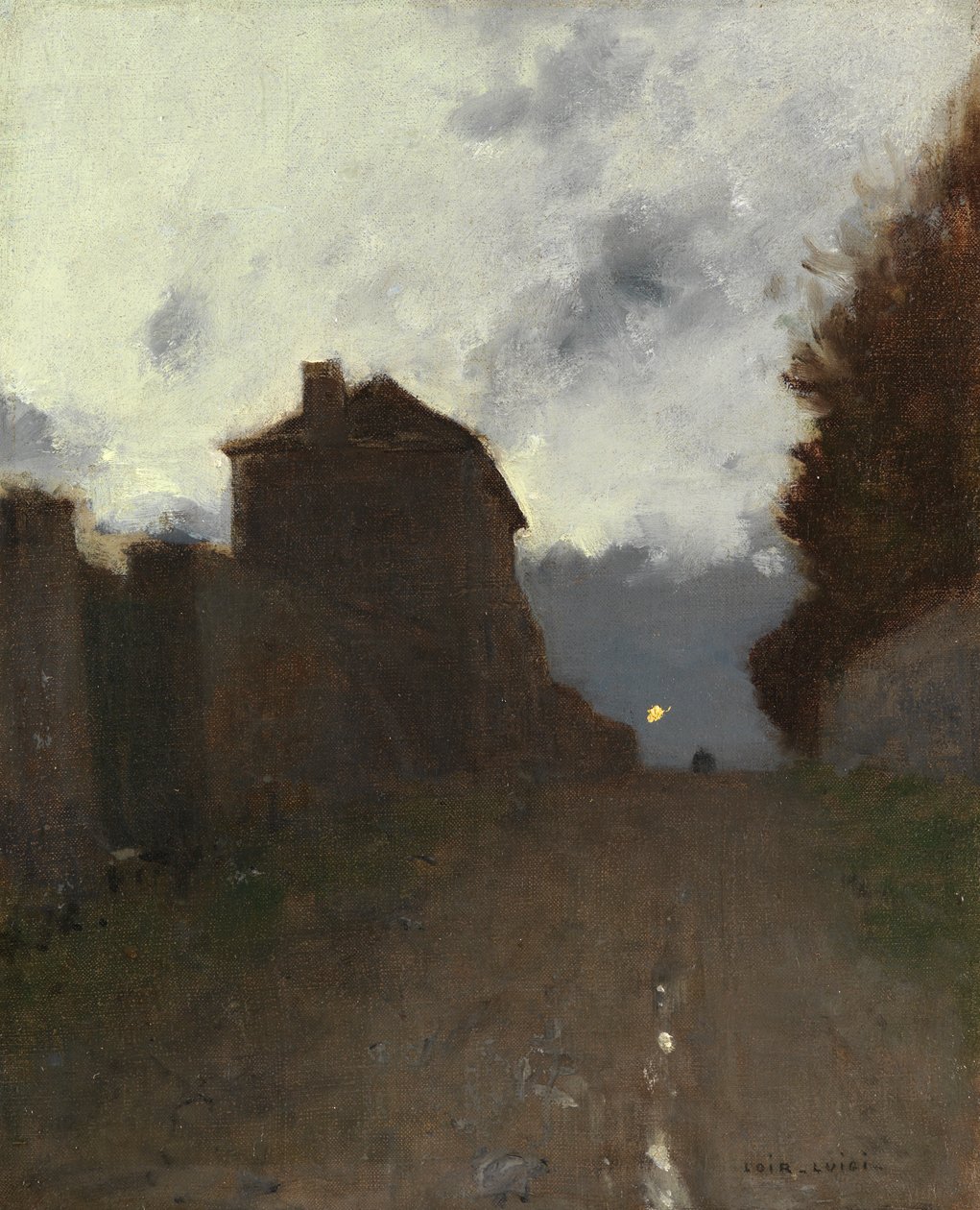 Montmartre alkonyatkor alkotó: Luigi Loir