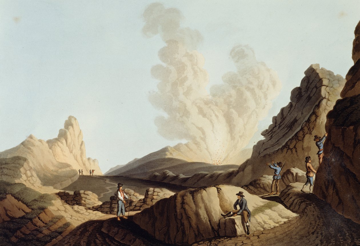 Stromboli-sziget, kráter alkotó: Luigi Mayer