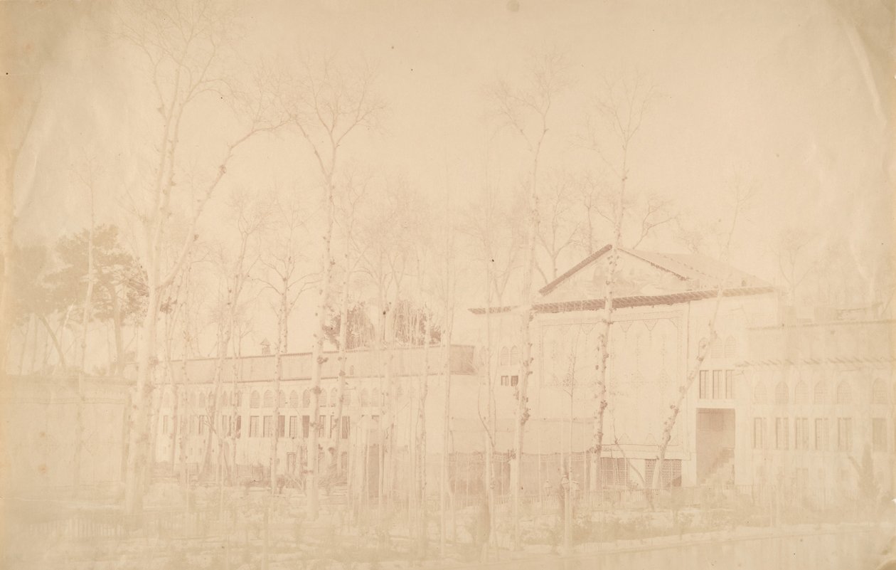 [Golesztán-palota, belső tér, Teherán, Irán], 1840-60-as évek. alkotó: Luigi Pesce