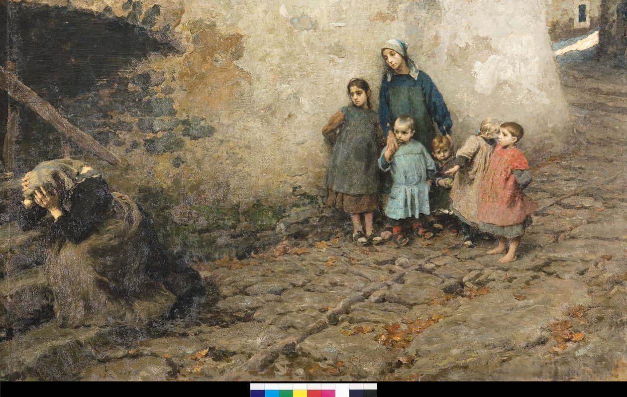 A bánat iskolája, 1895 alkotó: Luigi Rossi