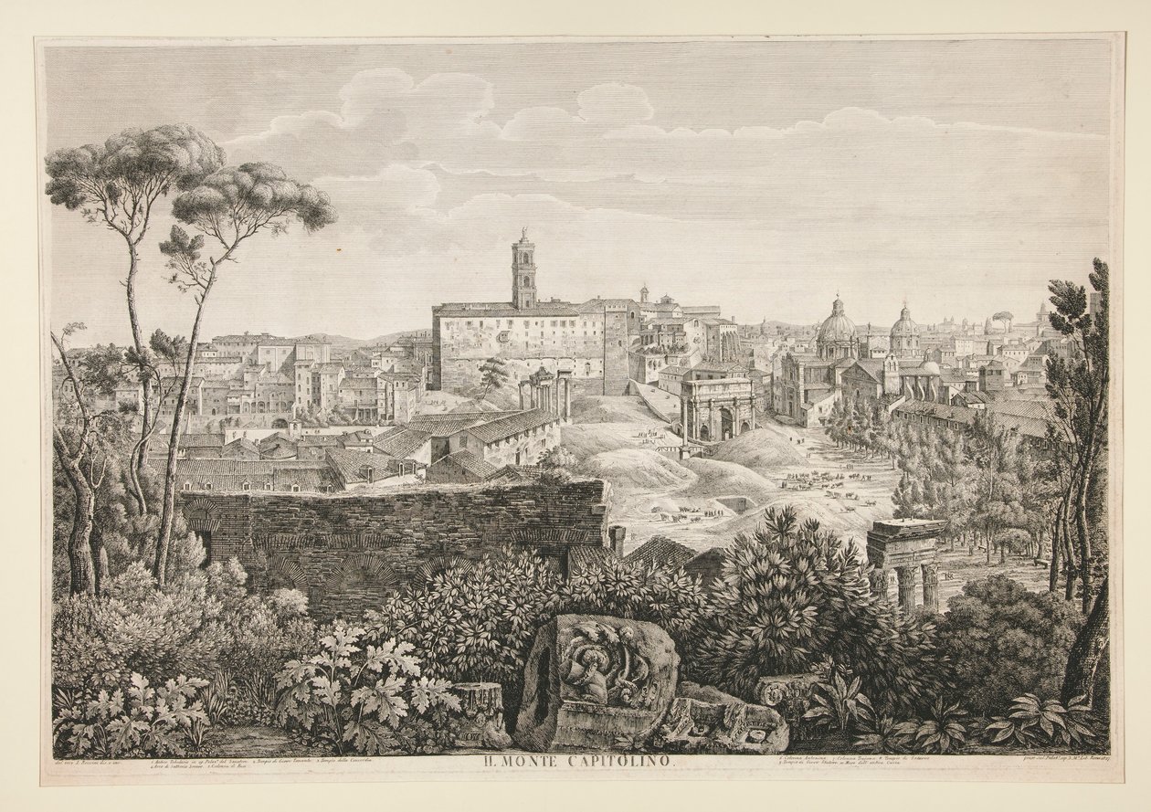 A Capitolium-hegy alkotó: Luigi Rossini