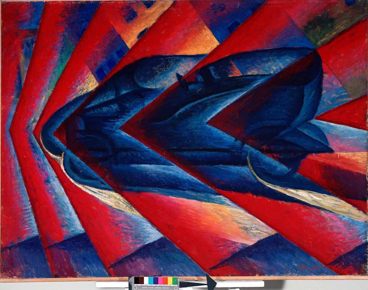 Egy autó dinamizmusa alkotó: Luigi Russolo