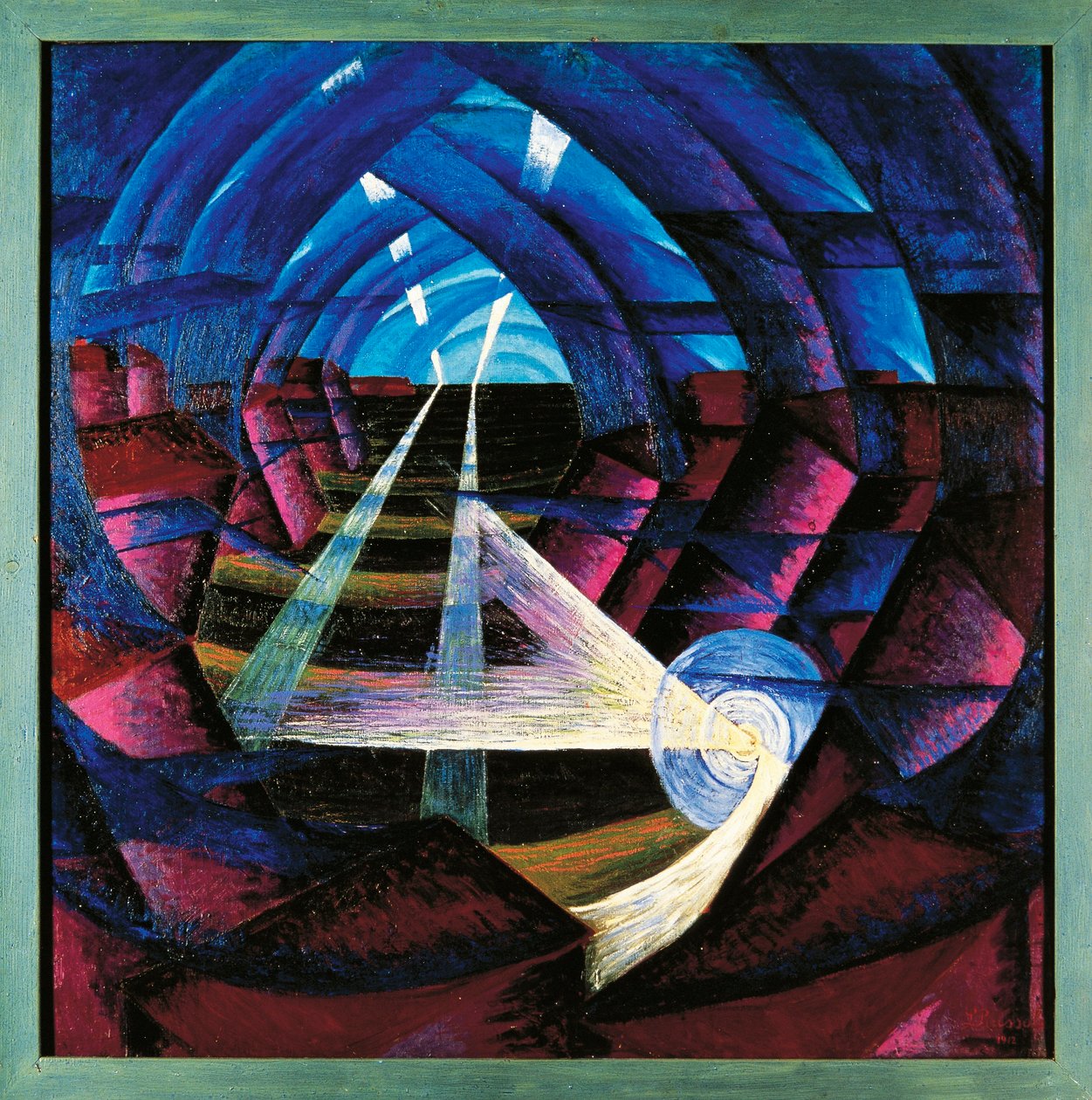 Svájc, Bázel, Házak+Fény+Ég penetrációja alkotó: Luigi Russolo