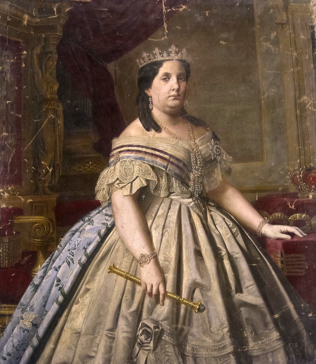 Spanyol Isabel II alkotó: Luis de Madrazo