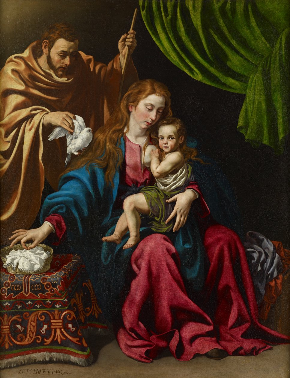 A Szent Család, 1613 alkotó: Luis Tristan de Escamilla