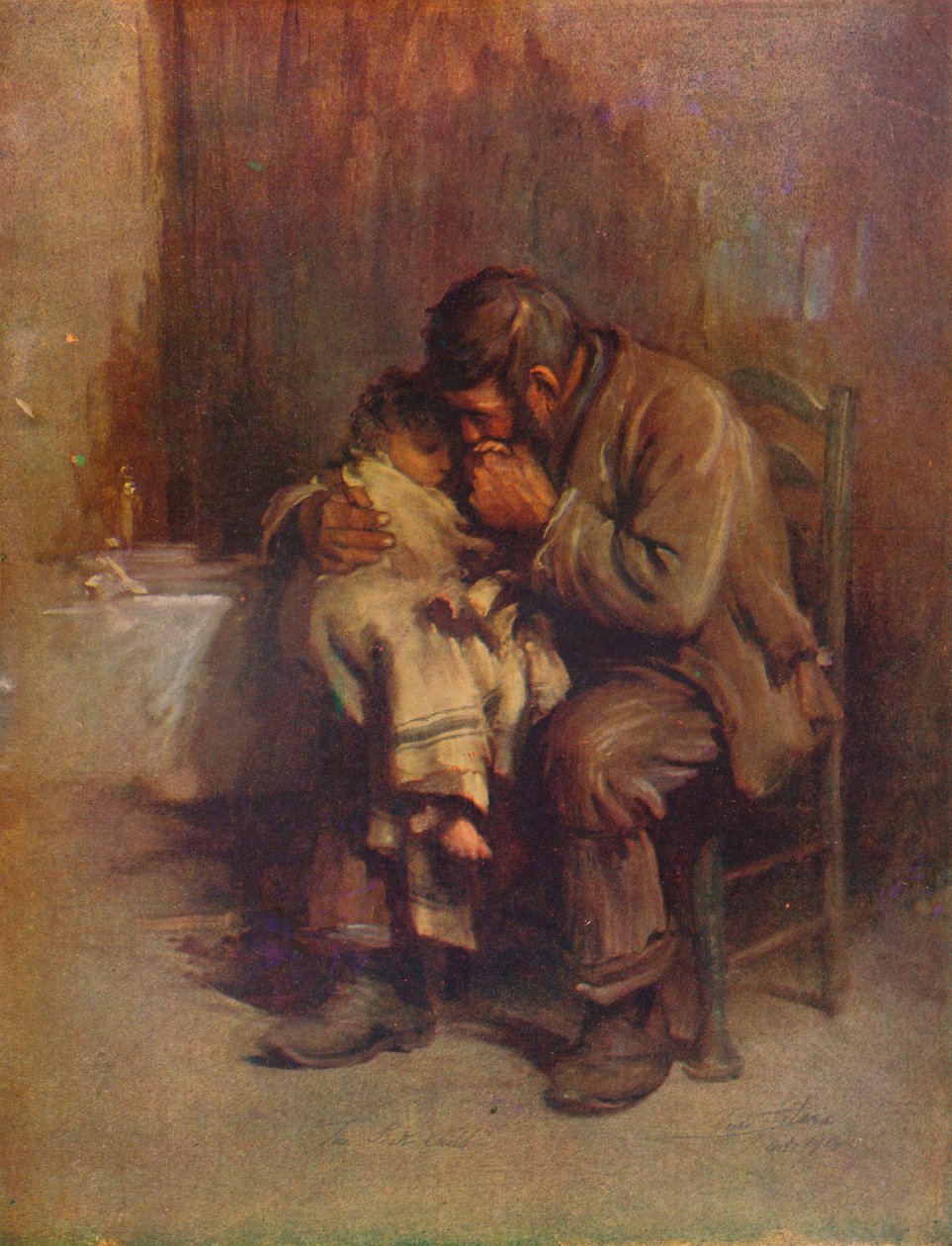 „Anya nélküli”, 1899, 1914 alkotó: Luke Fildes