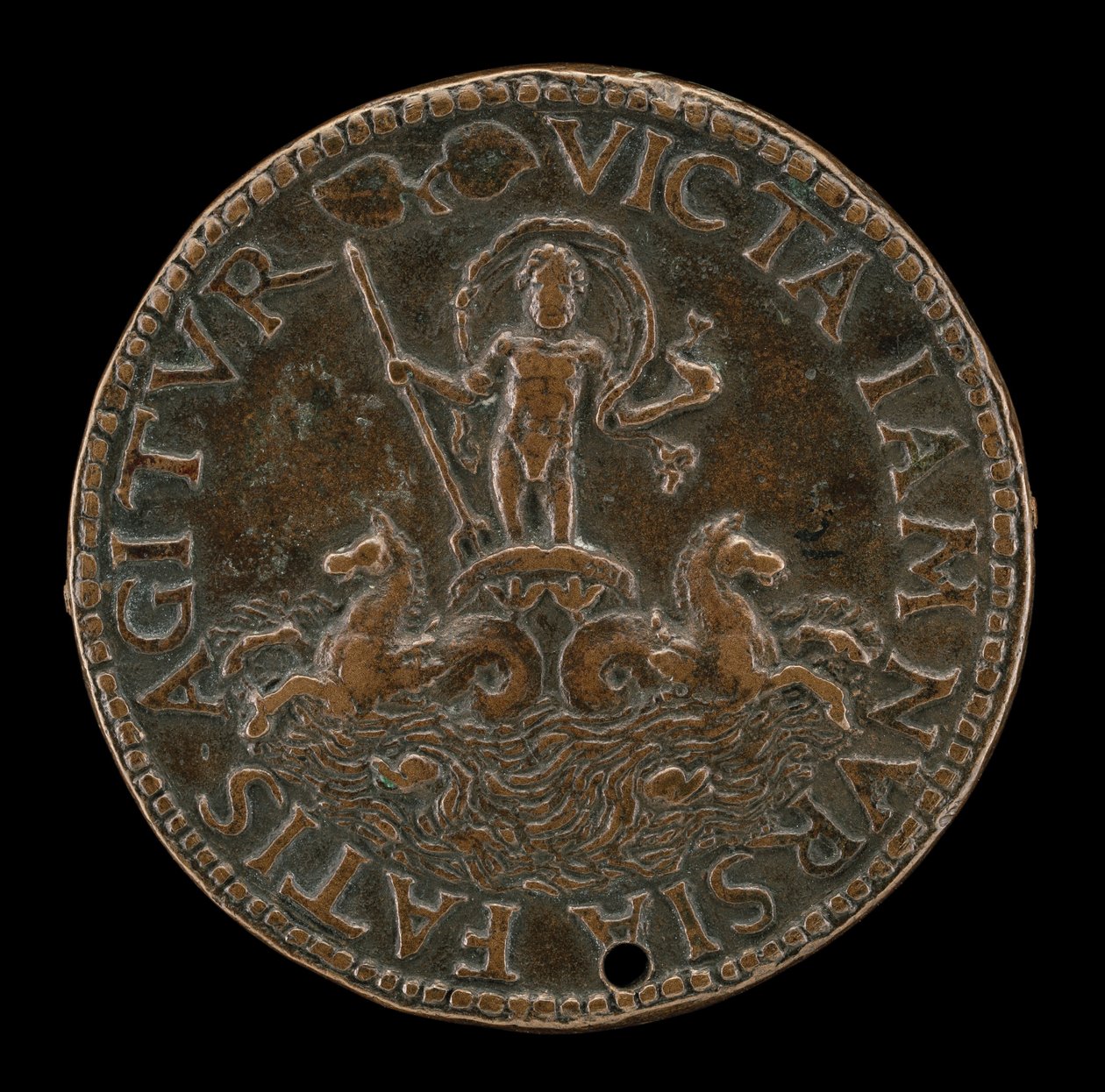 Neptunusz tengeri autóban [hátra]. alkotó: Lysippus Junior