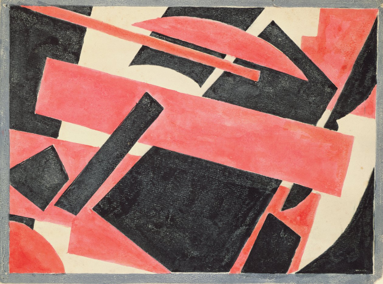 Cím nélkül (kompozíció), 1918 alkotó: Lyubov Sergeevna Popova