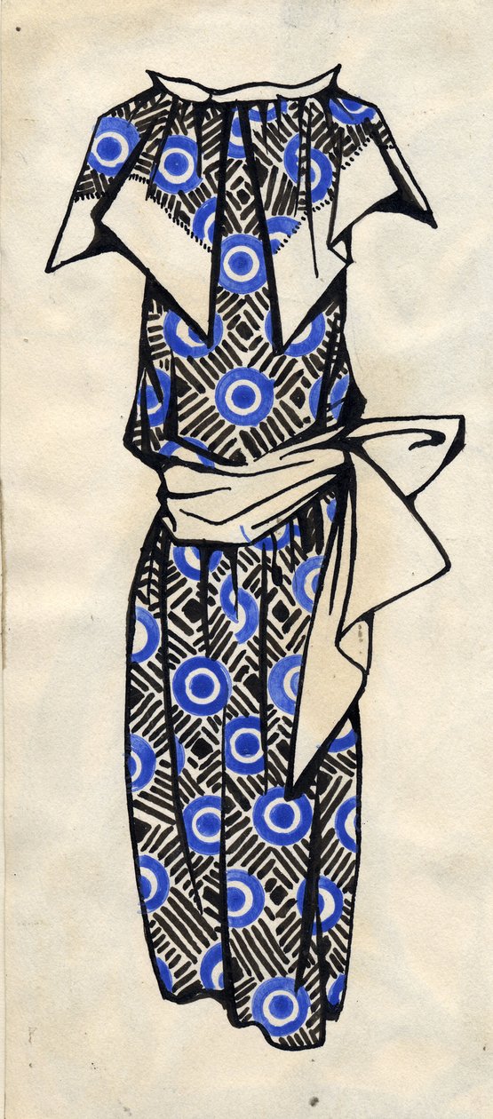 Ruhatervezés, 1924. alkotó: Lyubov Sergeevna Popova