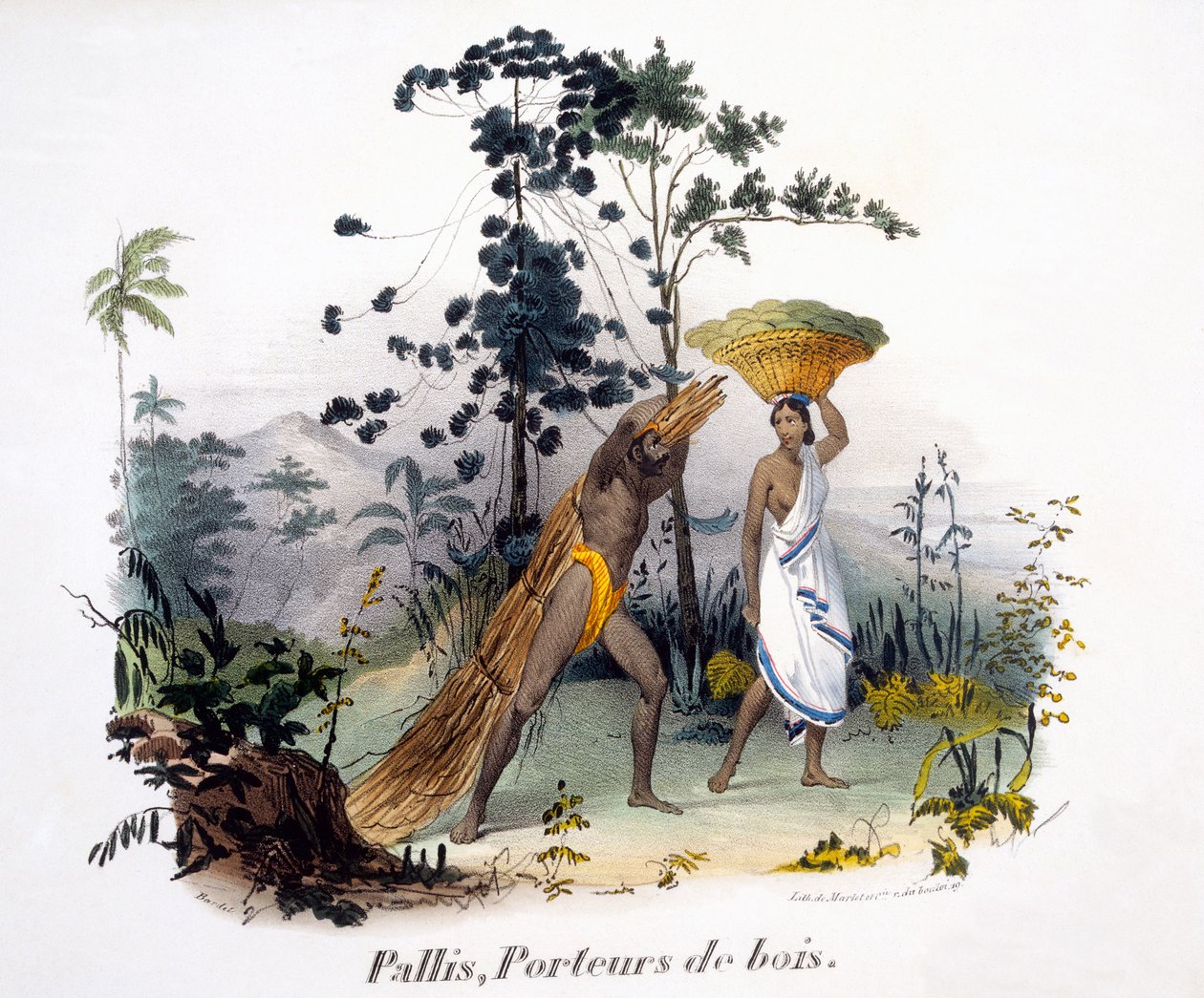 Pallis, a fahordó, 1827-35 alkotó: M.E. Burnouf