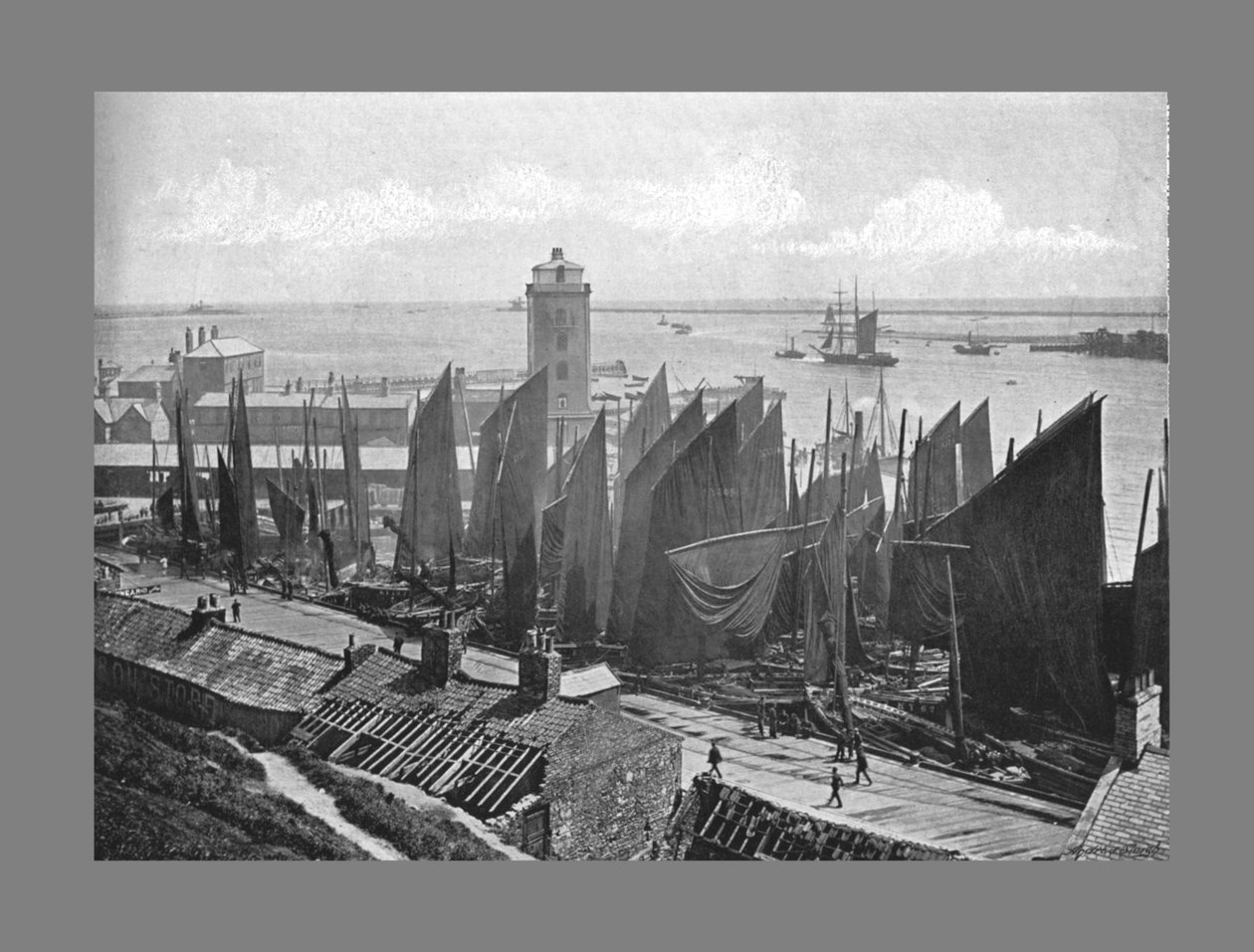 Low Light, North Shields, c1900 alkotó: M. Aunty
