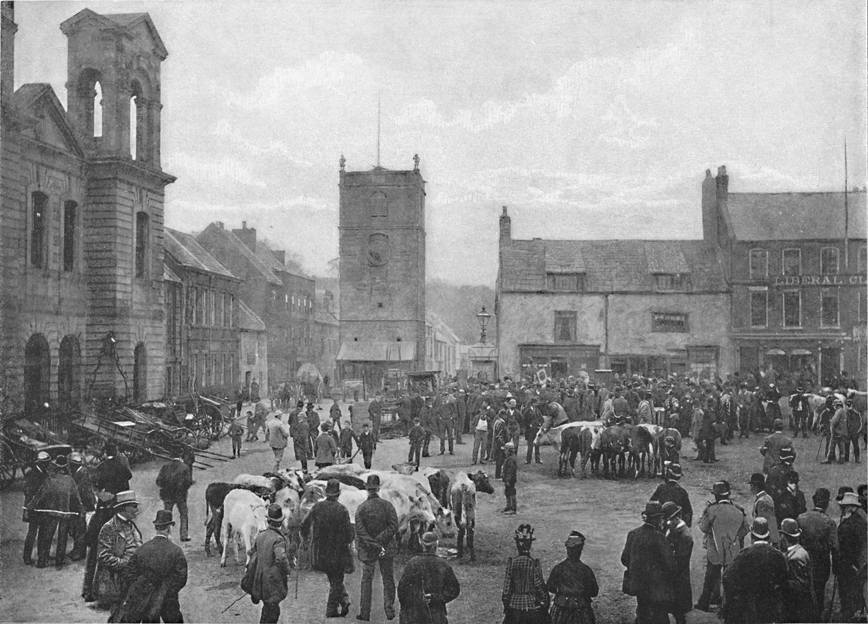 Market-Place, Morpeth, c1896 alkotó: M. Aunty