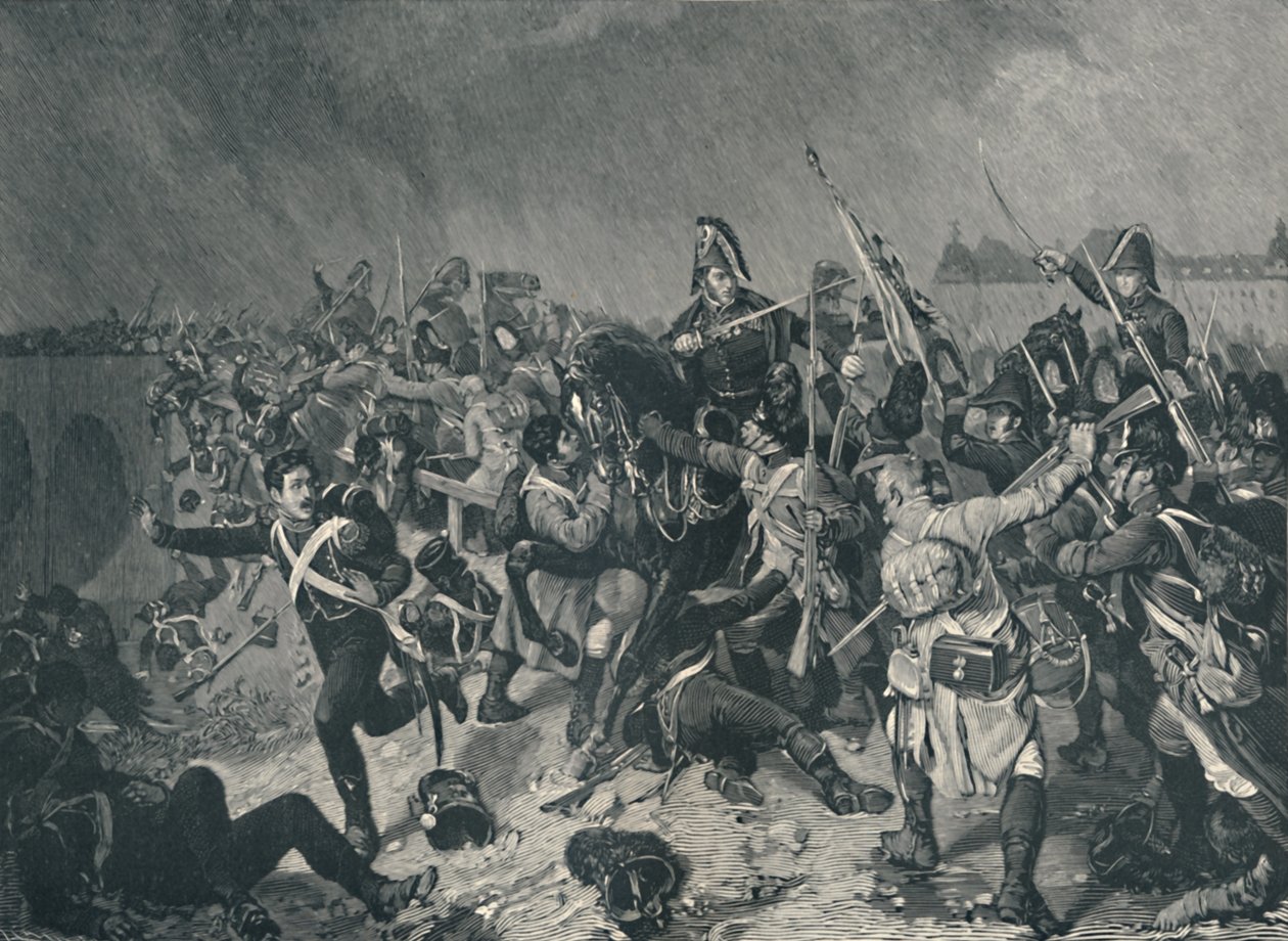 Csata Znaimnál, 1809. július 11., 1896. alkotó: M. Haider