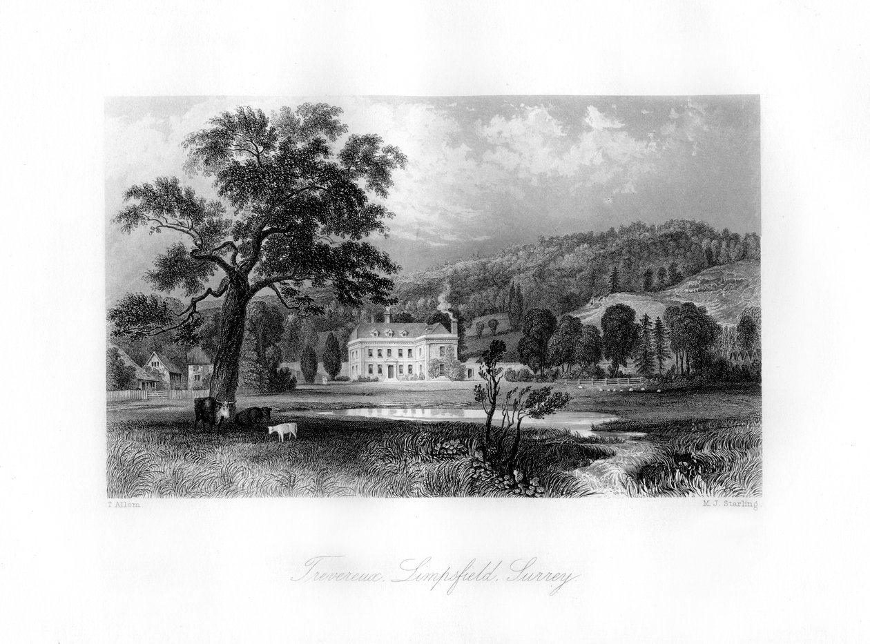 Trevereux, Limpsfield, Surrey, 19. század. alkotó: M. J. Starling