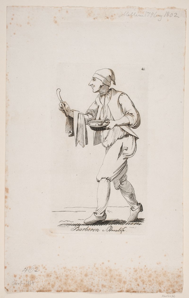 A fodrász Steenløse-ben alkotó: M. W. Schmith