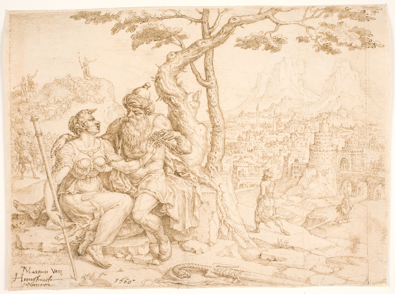 Júda és Támár alkotó: Maarten van Heemskerck