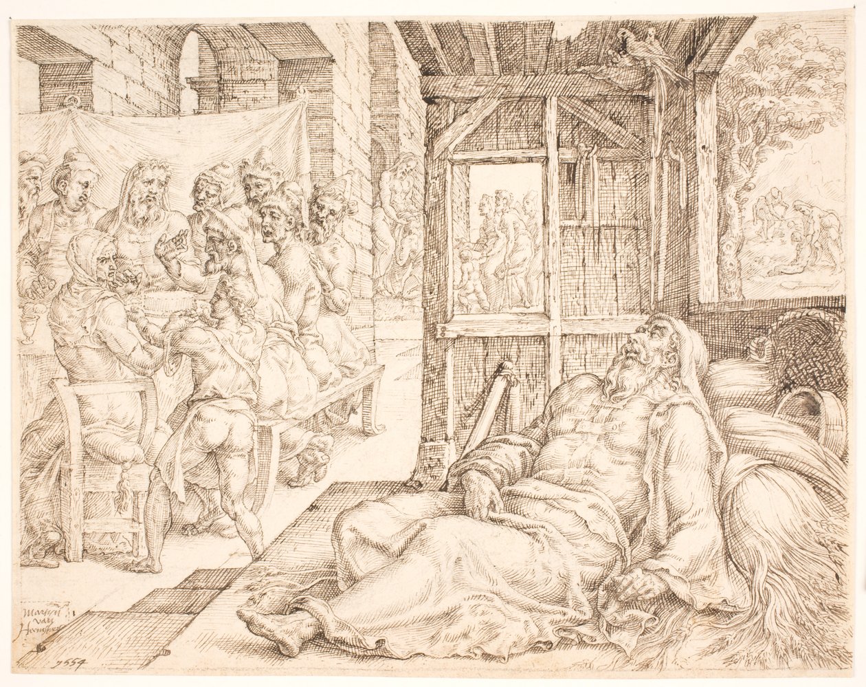 Tobit vaksága alkotó: Maarten van Heemskerck