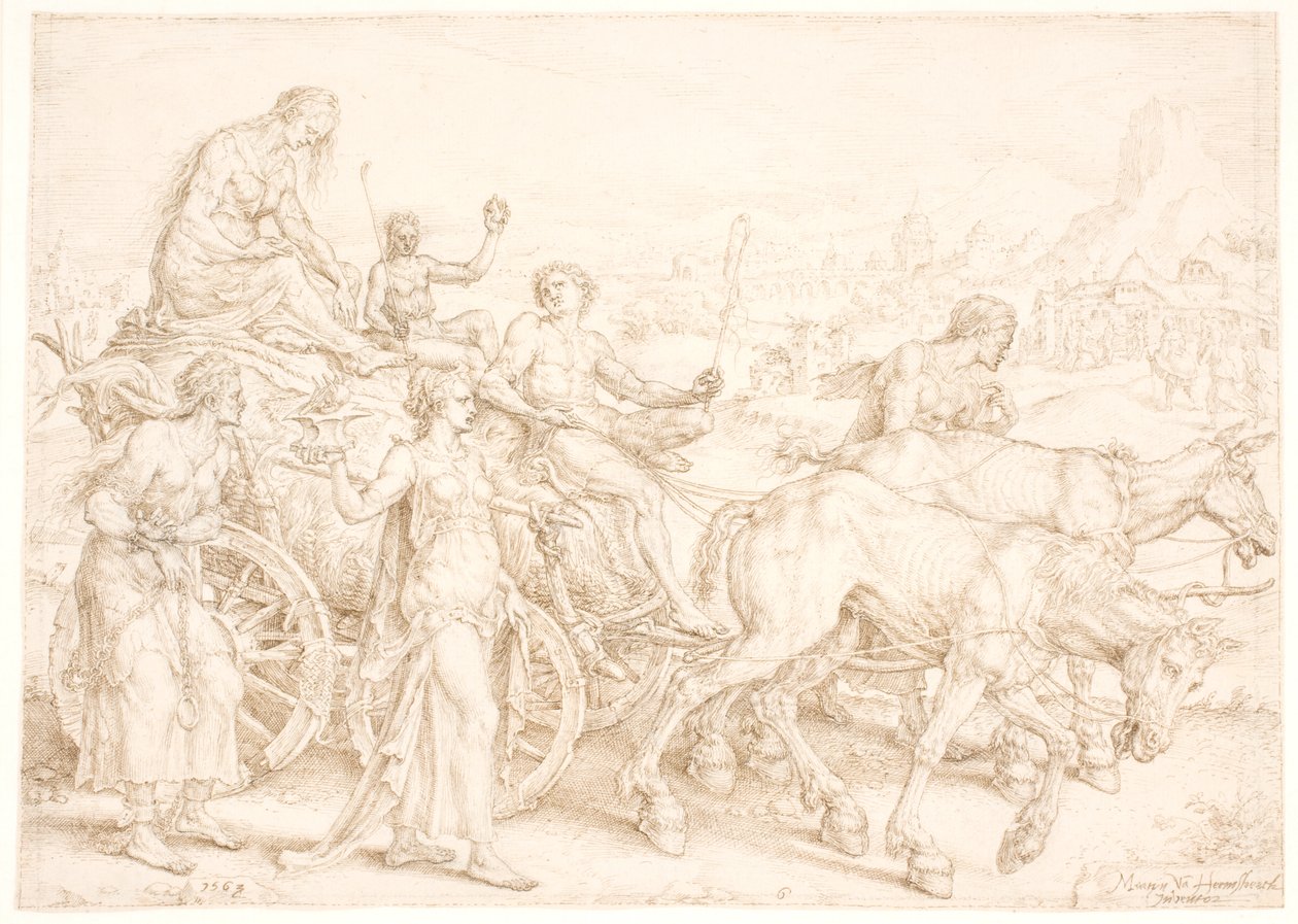 Diadalszekér akar alkotó: Maarten van Heemskerck