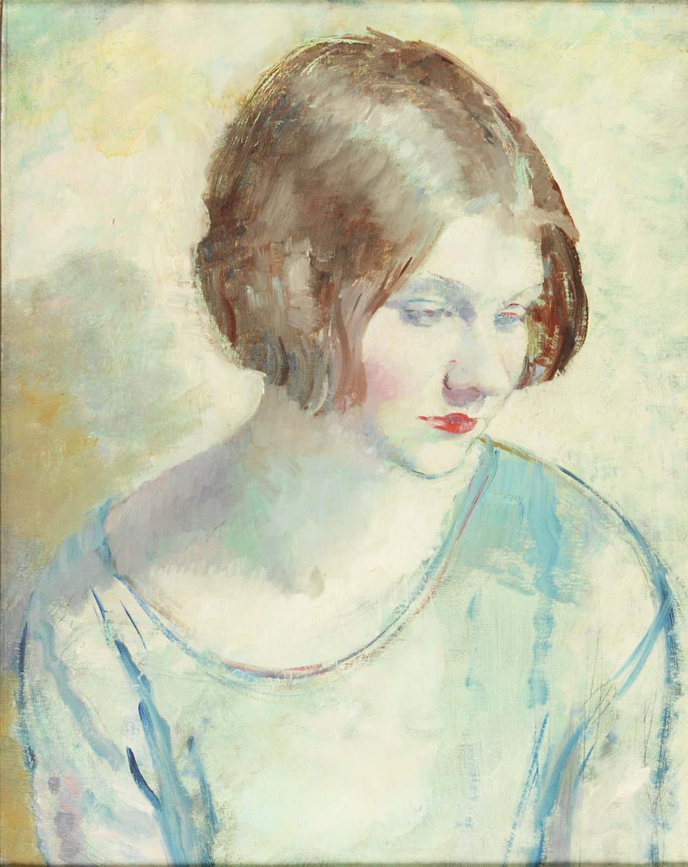 Helen (olaj és ceruza, vászon) alkotó: Mabel Greenberg