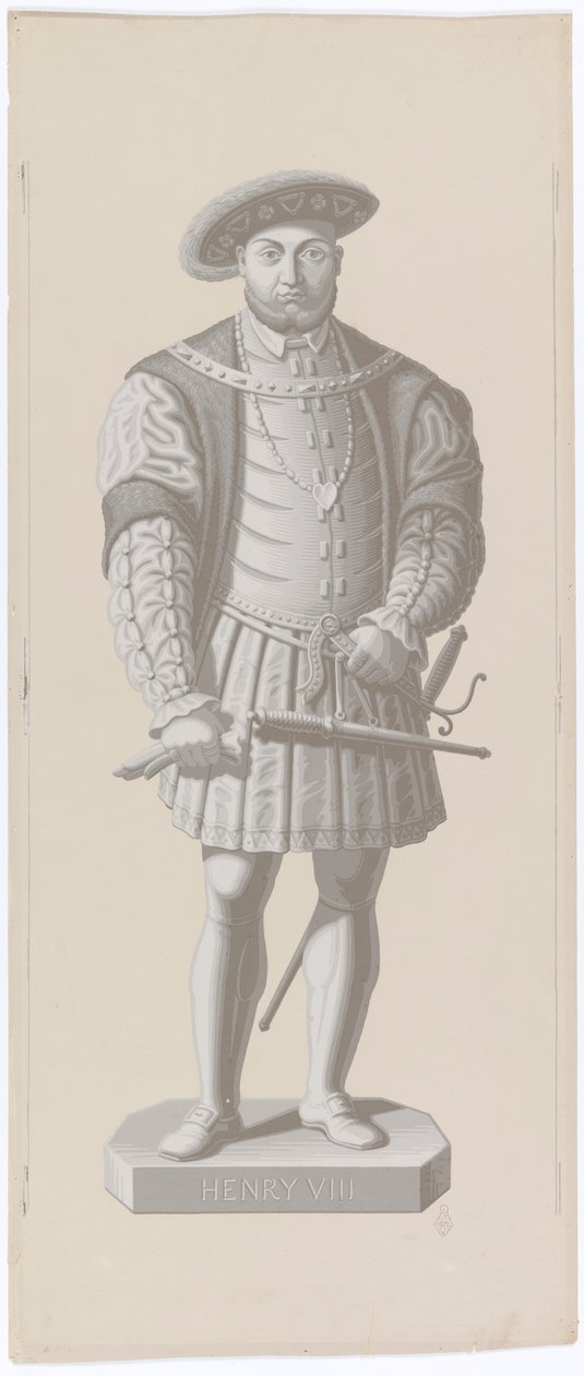 Dísz-figurális, Henrik VIII alkotó: Made by Jules Desfossé