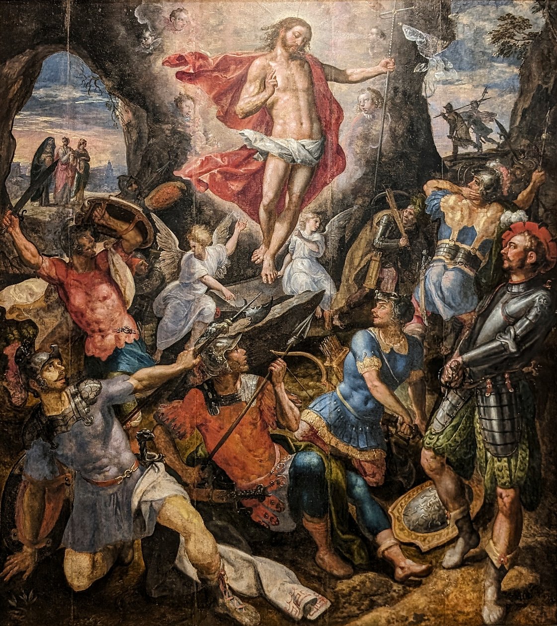 Krisztus feltámadása alkotó: Maerten de Vos