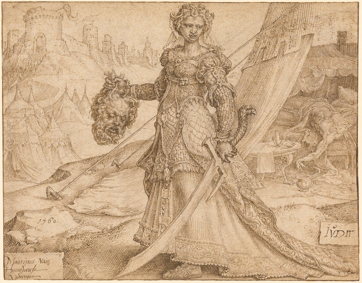 Judith alkotó: Maerten van Heemskerck