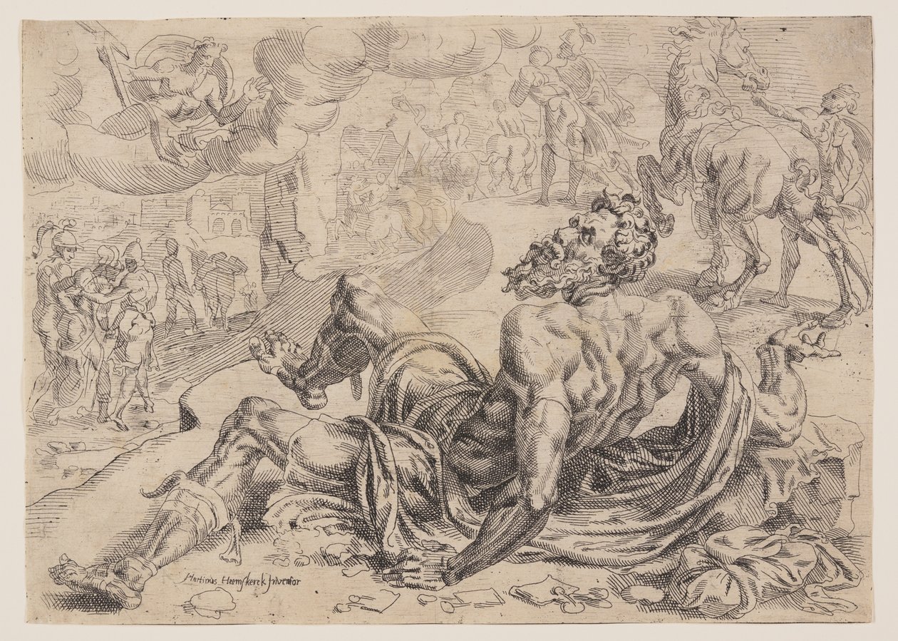 Saul megtérése alkotó: Maerten van Heemskerck