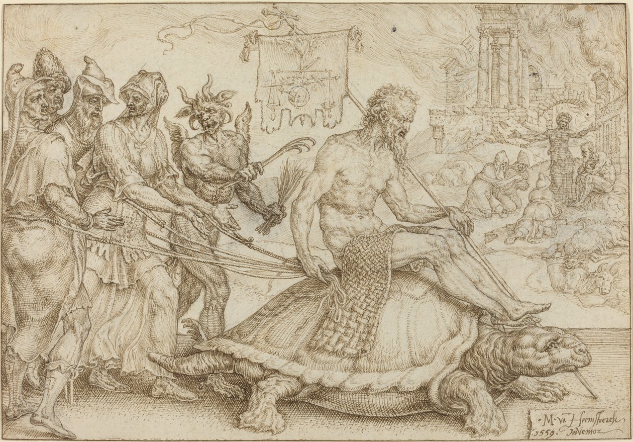Jób diadala alkotó: Maerten van Heemskerck