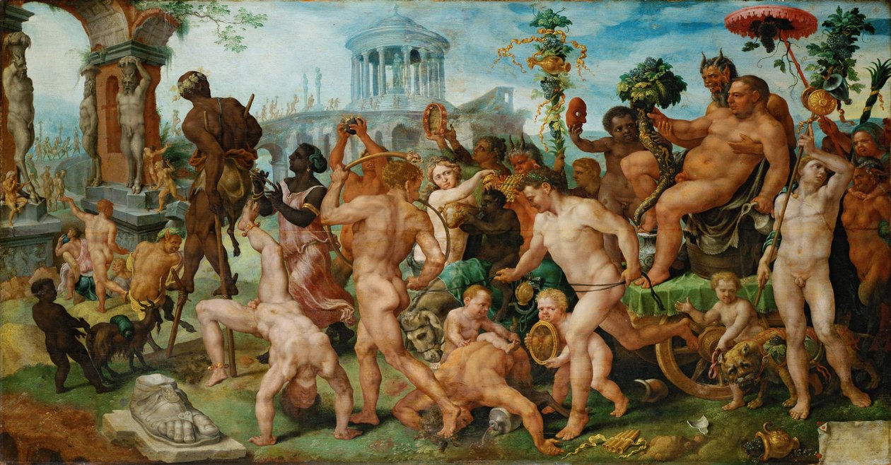 Bacchus diadala, 1536-7 alkotó: Maerten van Heemskerck