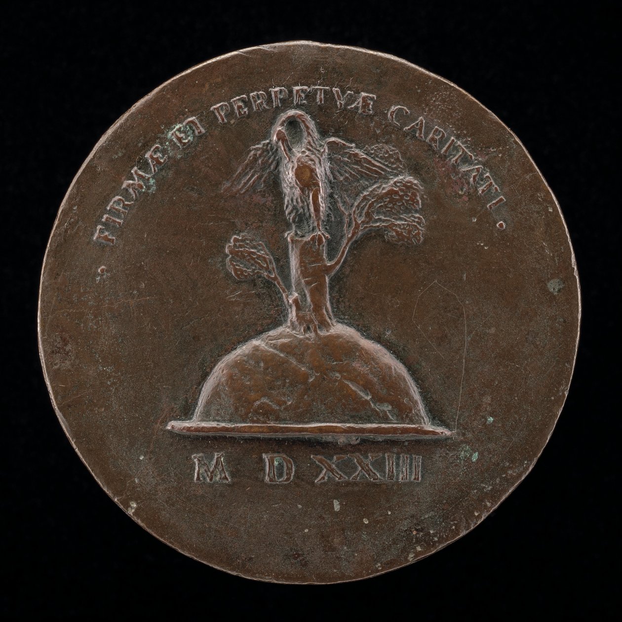 Pelikán jámborságában [fordítva], 1523. alkotó: Maffeo Olivieri