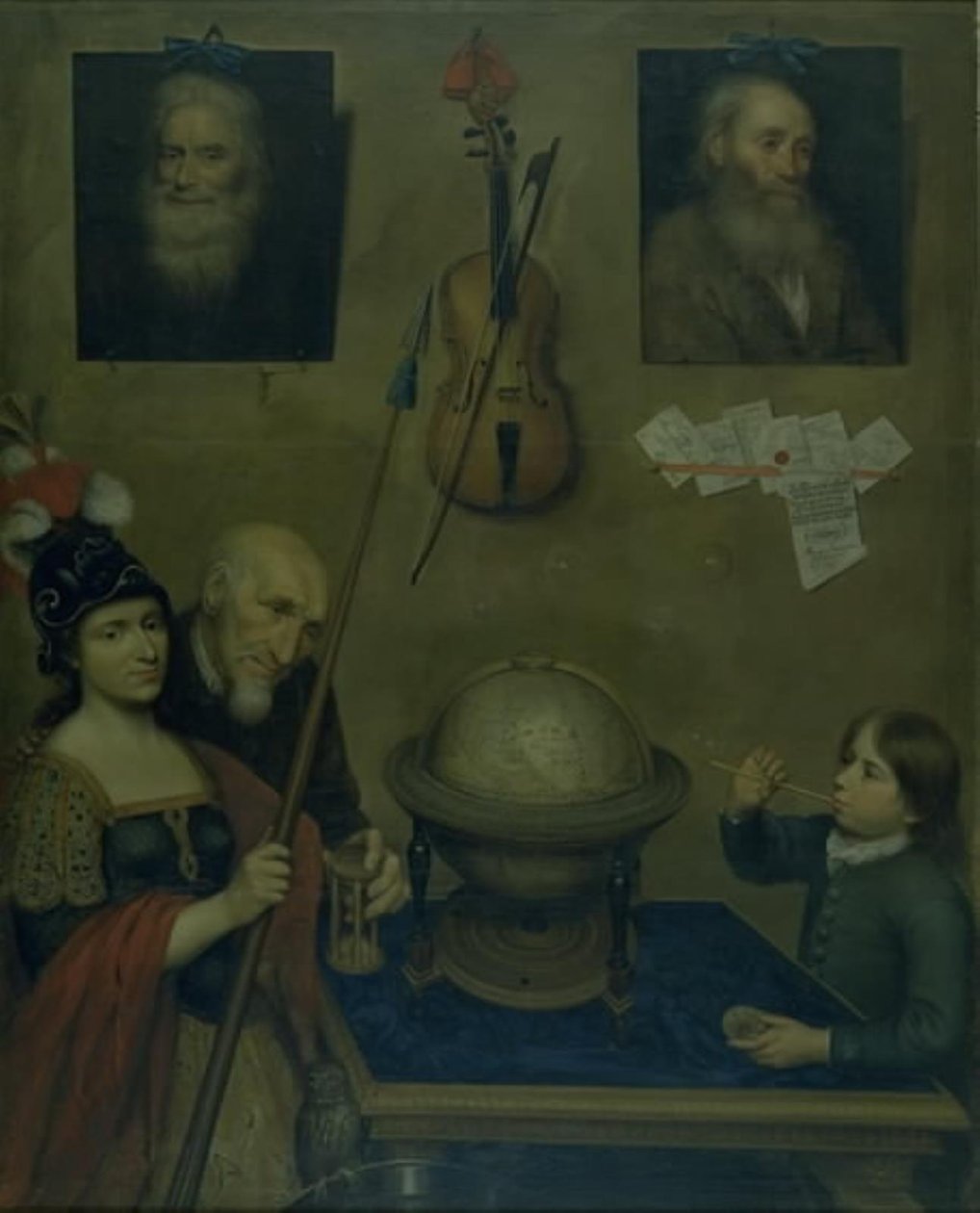 Vanitas Minervával alkotó: Magnus Jørgensen