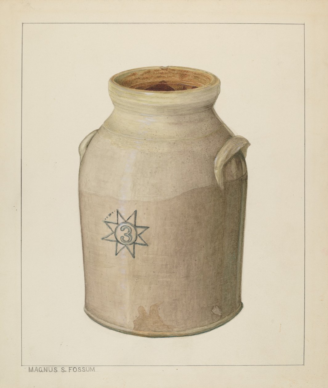 Churn, c. 1936. alkotó: Magnus S. Fossum