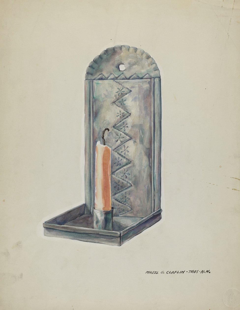 Bádogkarács, 19351942. alkotó: Majel G. Claflin