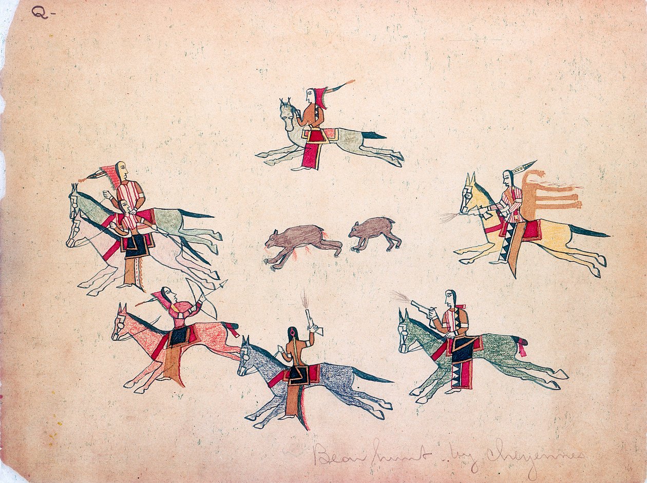 Medvevadászat, 1875 alkotó: Making Medicine
