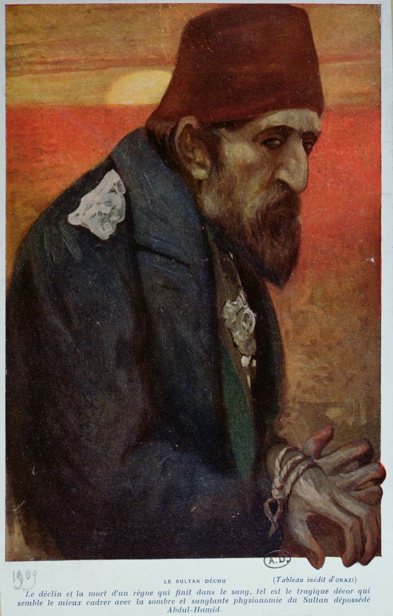 I. Abdul Hamid szultán (1842-1918) 1909 alkotó: Manuel Orazi