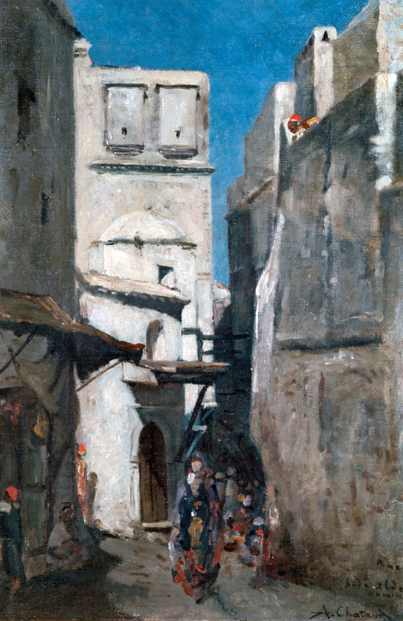 Utca Algírban, 1864-1892 alkotó: Marc Alfred Chataud