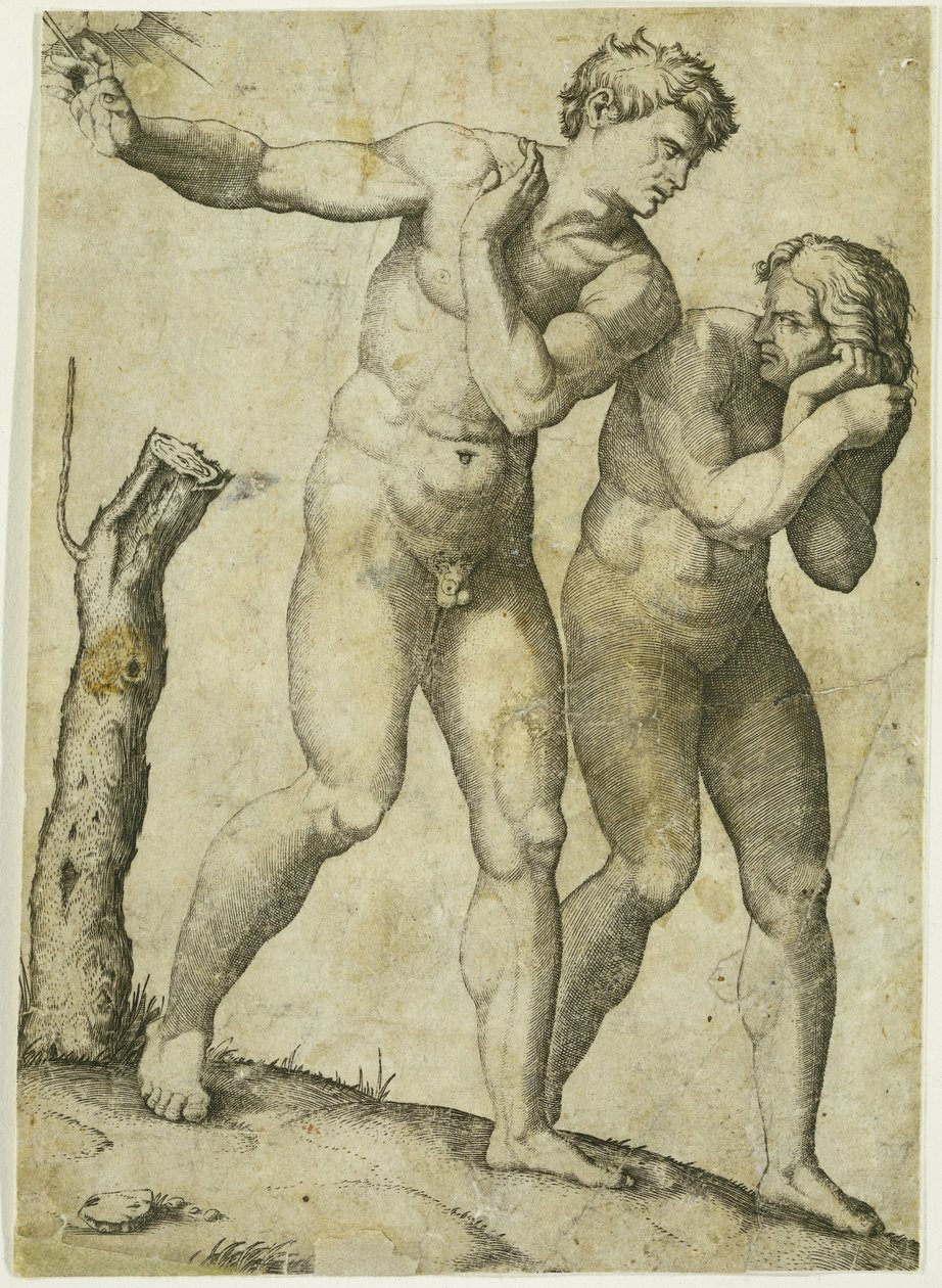 Kiűzetés a Paradicsomból alkotó: Marcantonio Raimondi