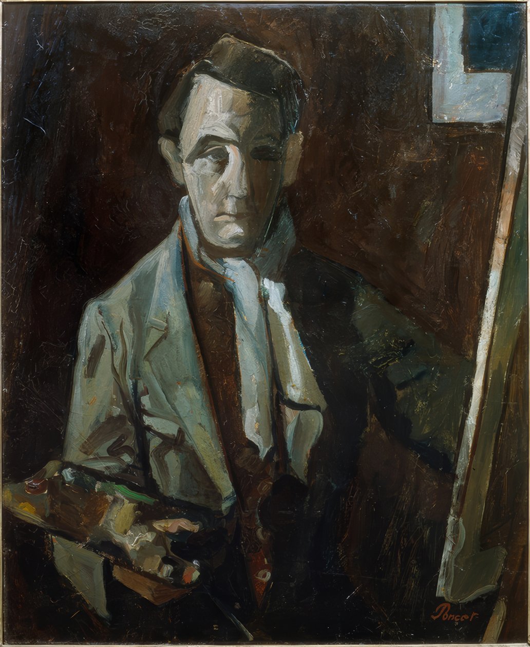 Marcel Poncet önarcképe alkotó: Marcel Poncet