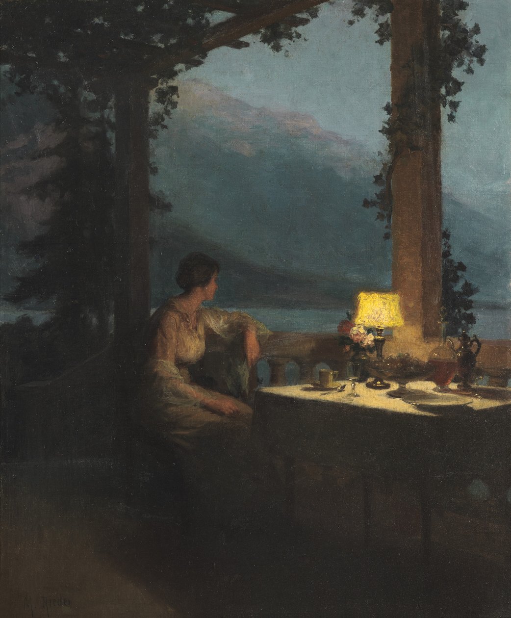 A terasz, Annecy alkotó: Marcel Rieder