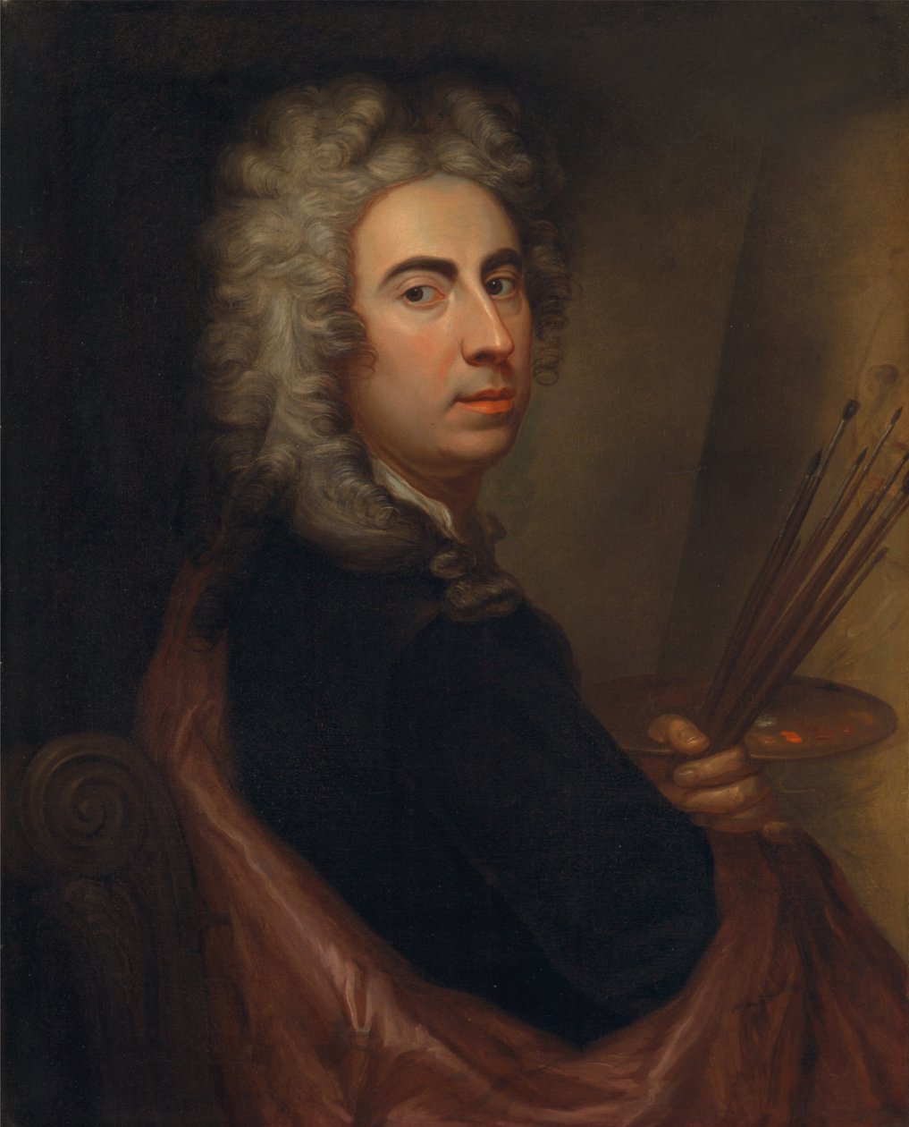 Önarckép (kb. 1700) alkotó: Marcellus the Elder Laroon