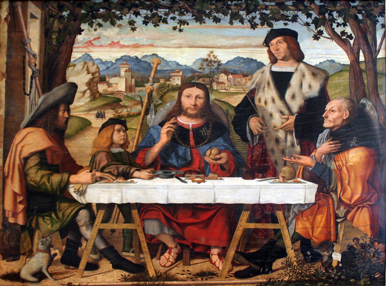 Krisztus Emmausban alkotó: Marco Marziale