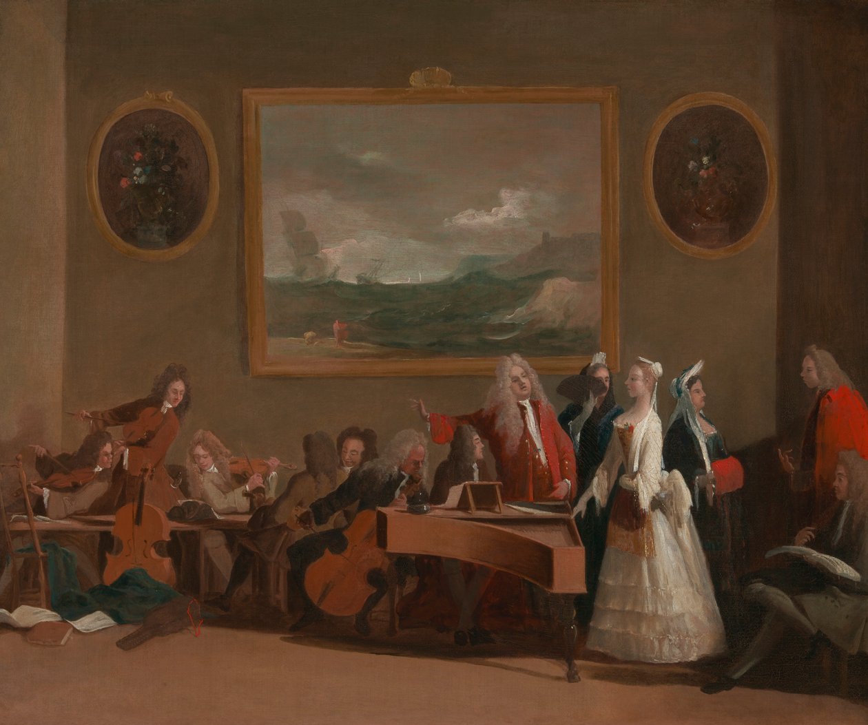 Egy opera próbája alkotó: Marco Ricci